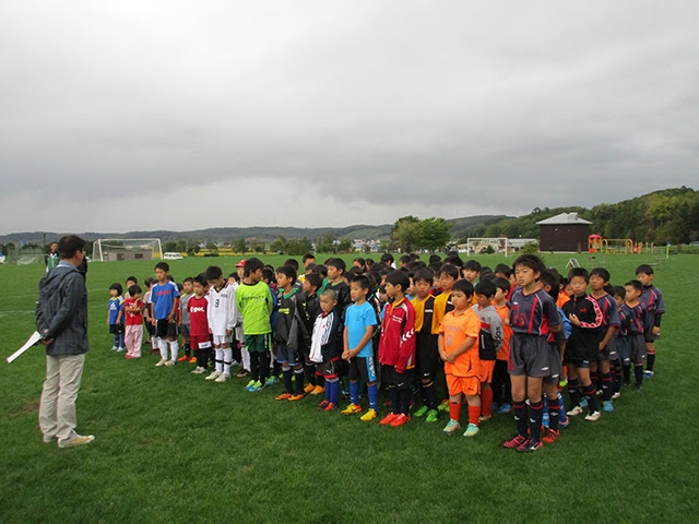 Jfaキッズ U 6 8 10 サッカーフェスティバル 北海道名寄市の名寄市日進健康の森多目的広場に 335人が参加 Jfa 公益財団法人日本 サッカー協会