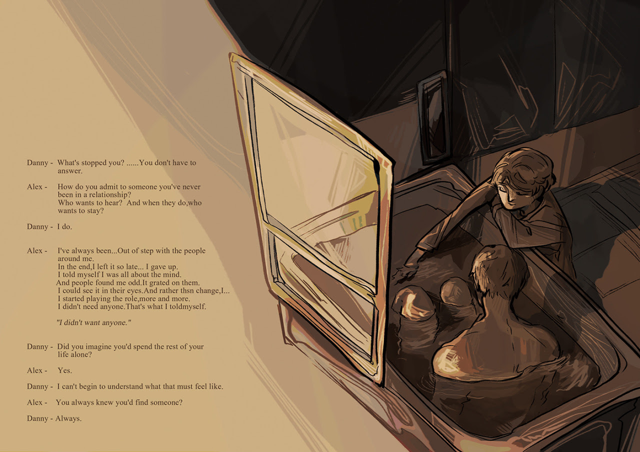 eli lin tumblr post illustration the scene that i loved in london