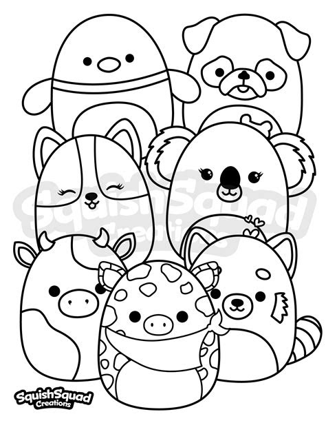  squishmallow coloring page printable squishmallow coloring etsy finland