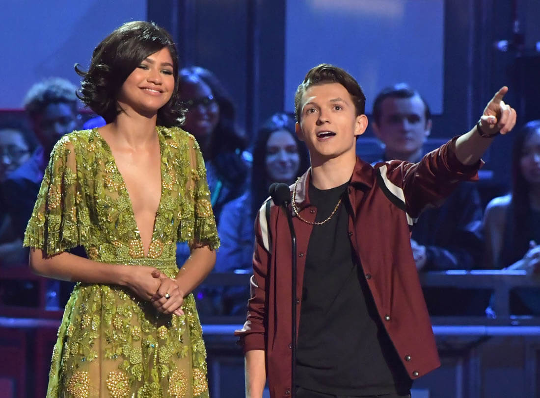 Tom Holland and Zendaya premiere adorable Spider-Man ...