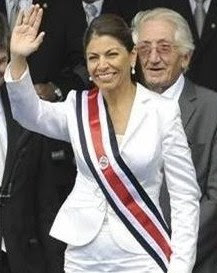 En la imagen Laura Chinchilla, presidenta de Costa Rica.
