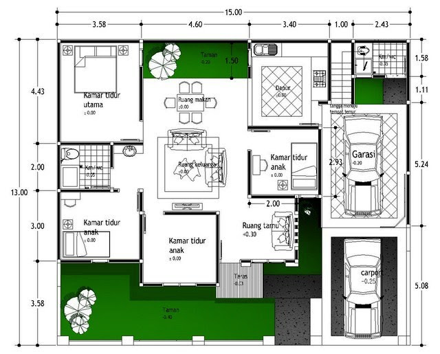 denah dan desain rumah minimalis modern 1 dan 2 lantai denah dan desain rumah minimalis modern 1 dan 2 lantai