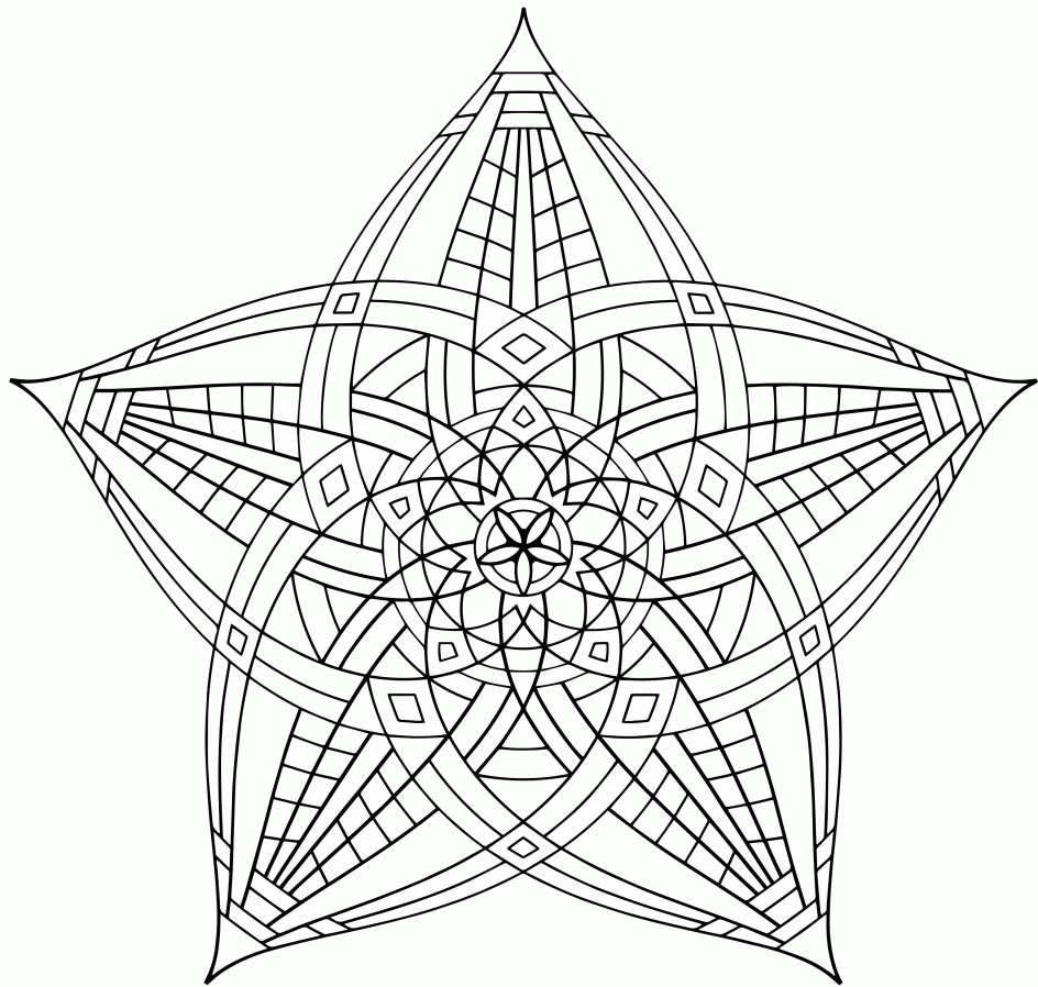 Download Simple Geometric Coloring Pages - Coloring Home