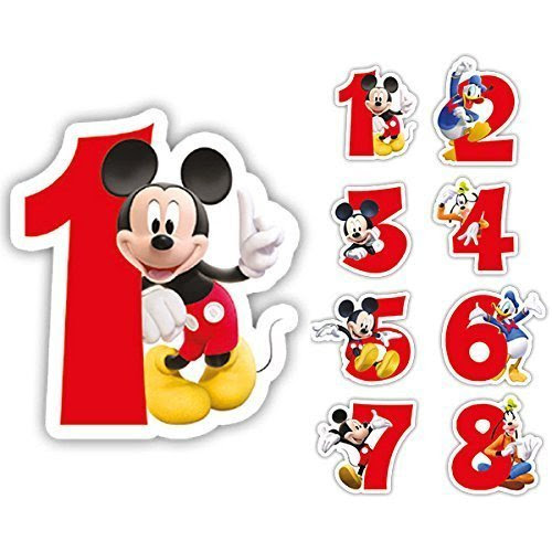 Bougies De Gateau Maison Bougies Minnie Mickey Mouse Joyeux Anniversaire Gateau Nombres Garcon Fille Party Nodosde Gob Ar
