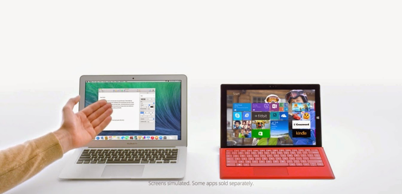 مايكروسوفت تواصل سخريتها من آبل (فيديو)