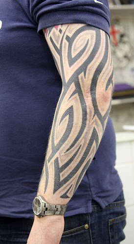 tribal shaded 02 Tattoo by The Tattoo Studio