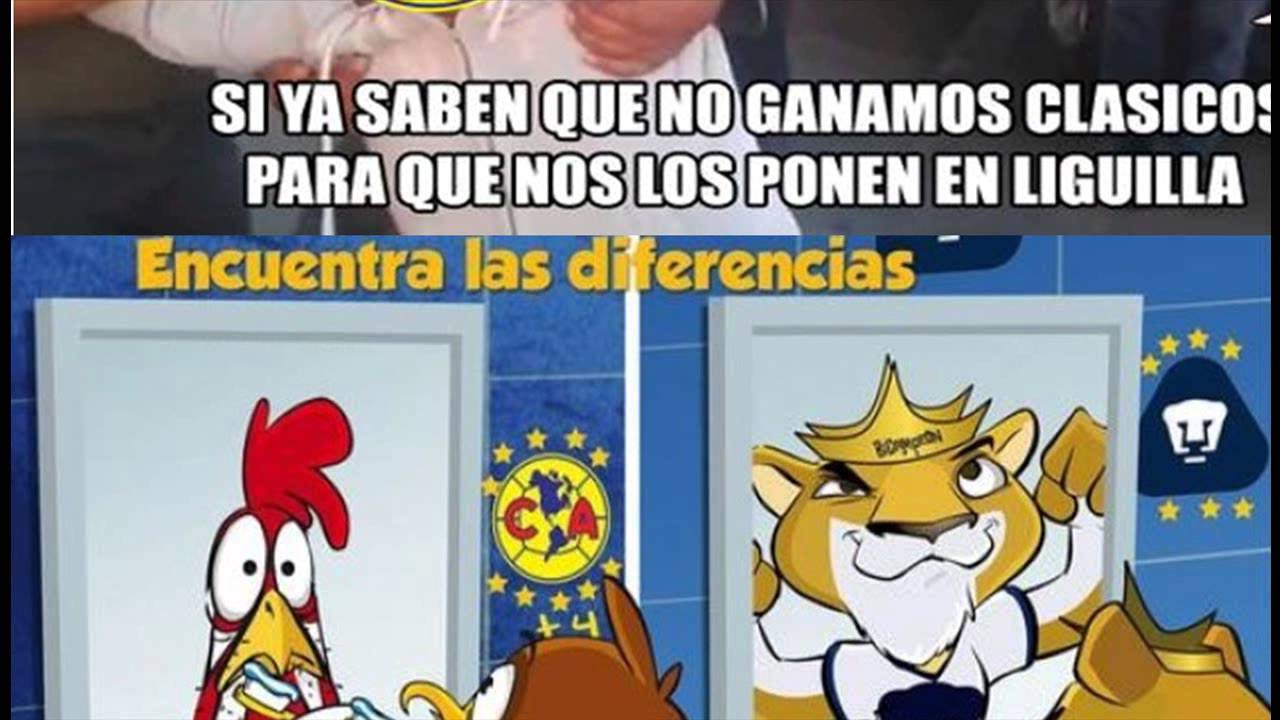 memes de America VS pumas - YouTube