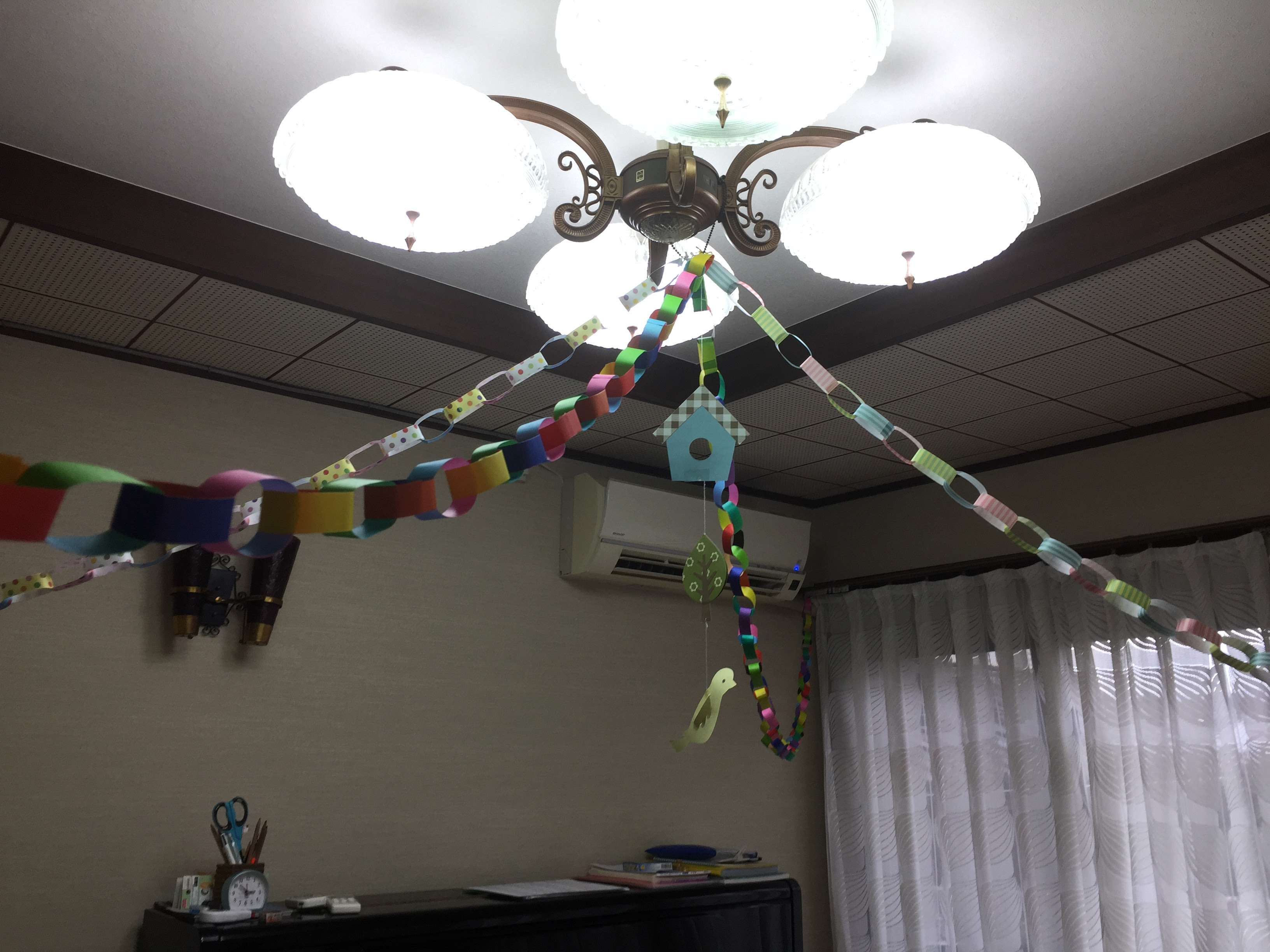 作り方 飾り方はどうする 折り紙で 輪飾り を作りました はんなりピアノ