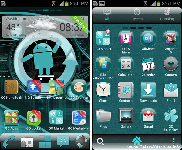 GO Launcher EX Cyanogen Mod Theme