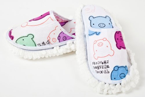 WSWS - Slipper Microfiber (Women) Magic Cleaning Slippers - Dust Mop