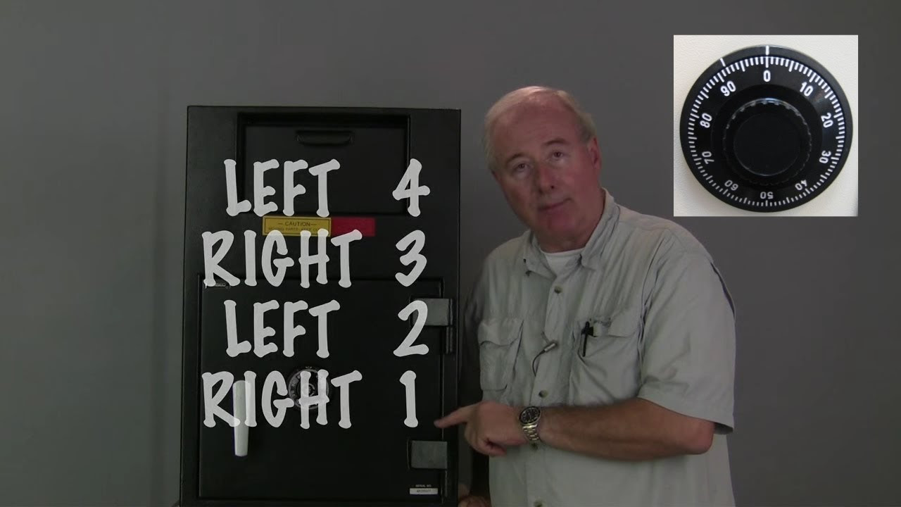 How to Dial Open a Combination Safe Lock - YouTube