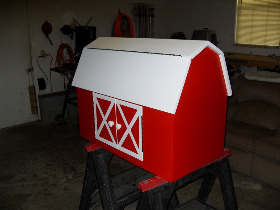 Toy Box Barn Plans PDF Woodworking