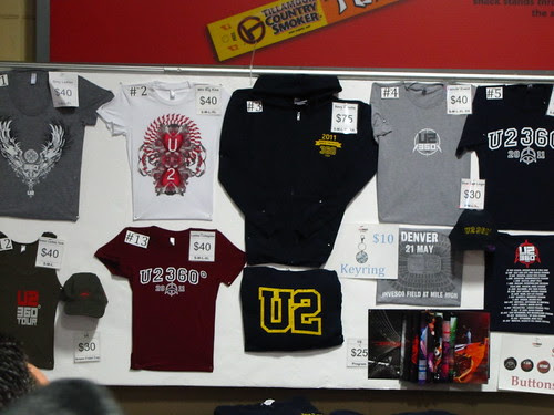 PHOTOS: U2 360 2011 Tour Merchandise
