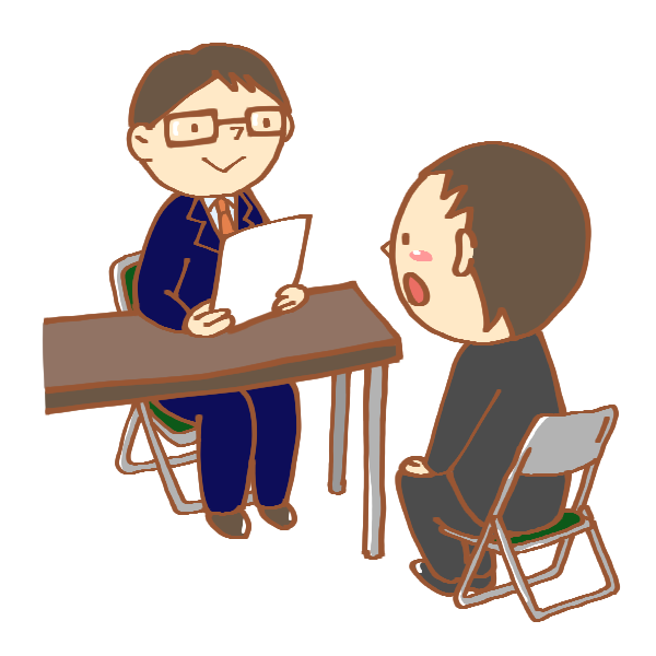 面接のイラスト かわいいフリー素材が無料のイラストレイン