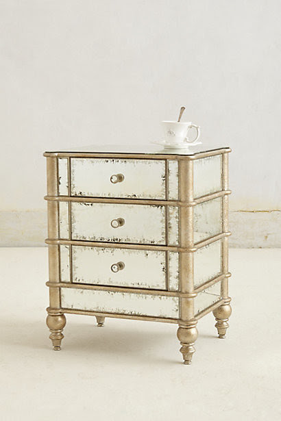 Mirrored Nightstand - Contemporary - Nightstands And Bedside Tables 