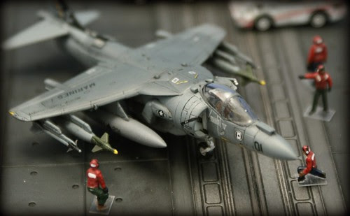 Old build, new photos - Revell 1/144 AV-8B Harrier II plus - "Ace of Spades"