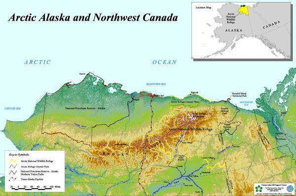 Map Of Northern Alaska Arctic Alaska and Northwest Canada Map   Northern Alaska US • mappery