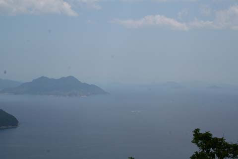 獅子岩展望台より四国方面を望む（２００７年６月９日）