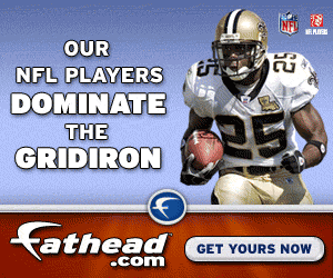 Go REAL Big - NFL teams and players at Fathead