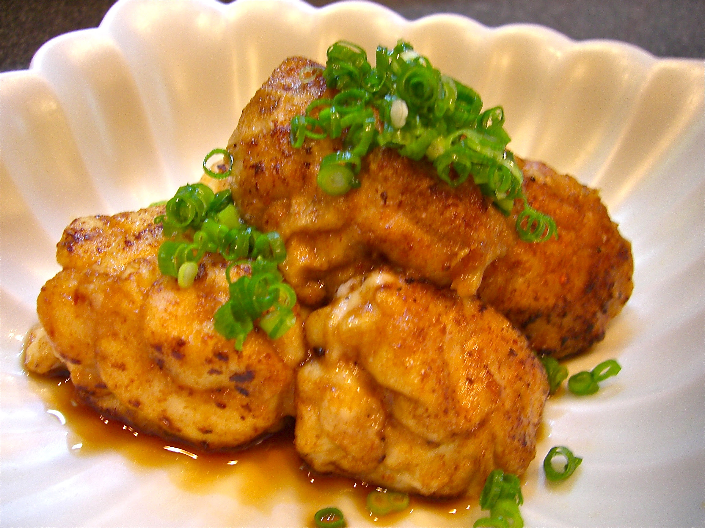 たら白子一味しょう油焼き