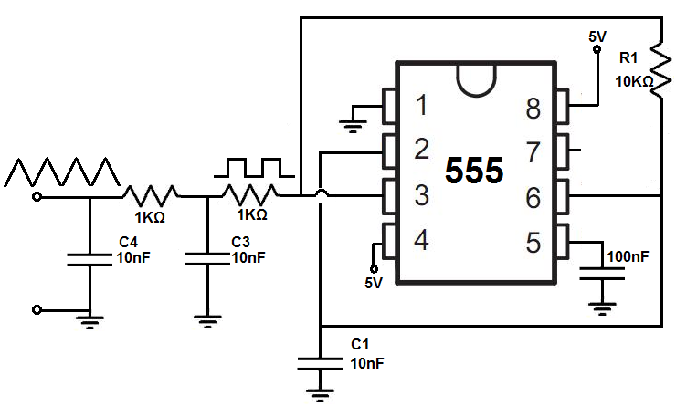 Triangle wave generator circuit