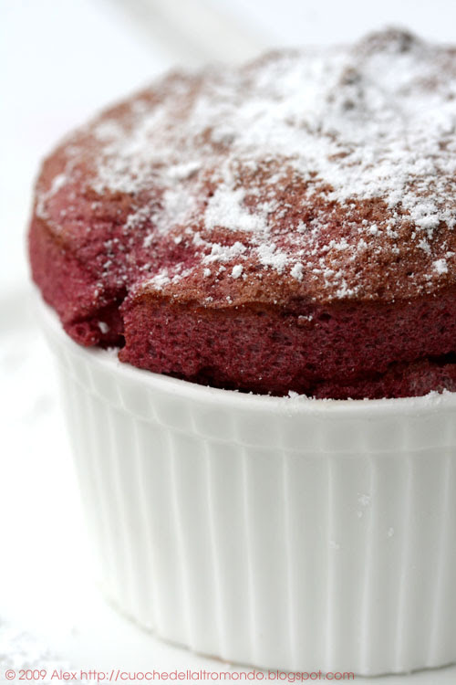Soufflè di lamponi