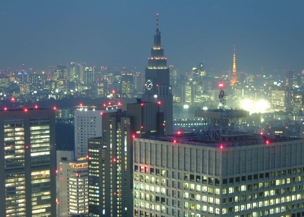 新宿夜景の壁紙