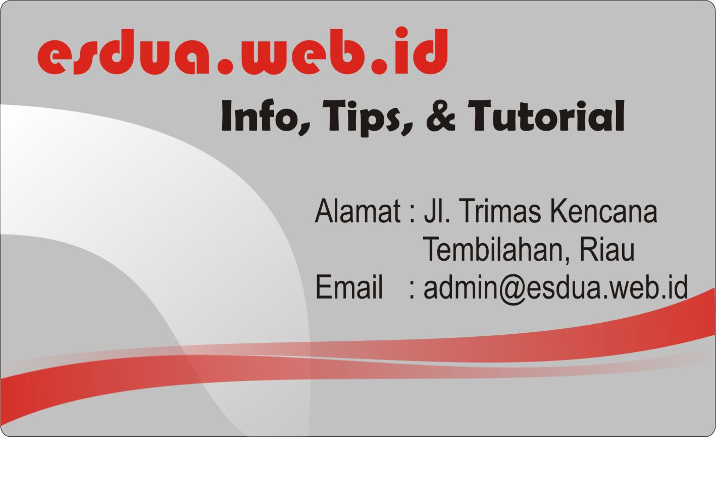Kartu nama desain coreldraw Archives - download desain 