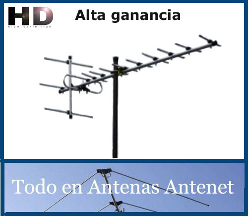 antena tv hd de alto alcance mod hd-14 antenasantenet
