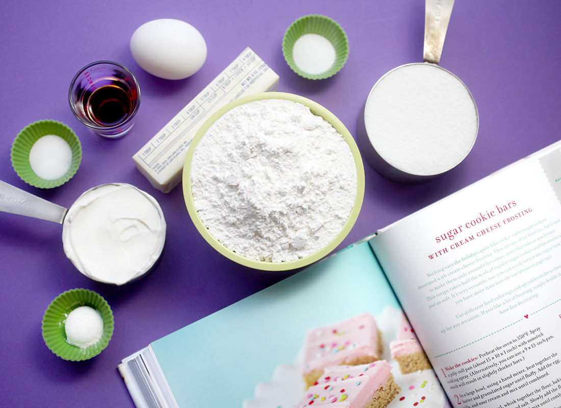 Sugar Cookie Bar Ingredients