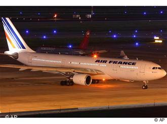 An undated picture on the plane parked at Houston International Airport before its crash