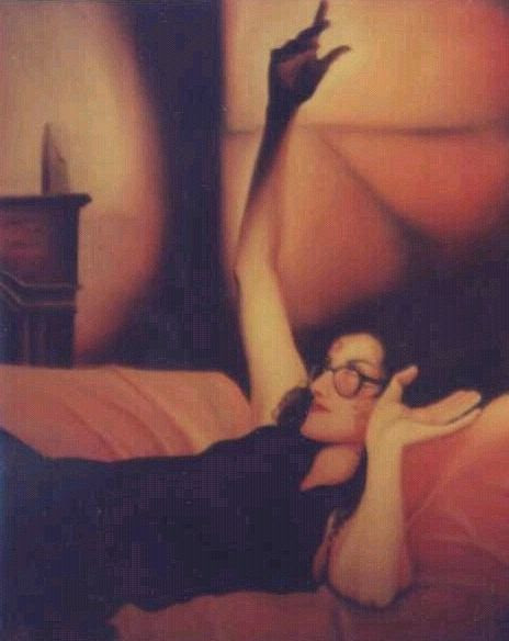 oil study based on an Eddi Reader photo - (C) Blanco y Negro