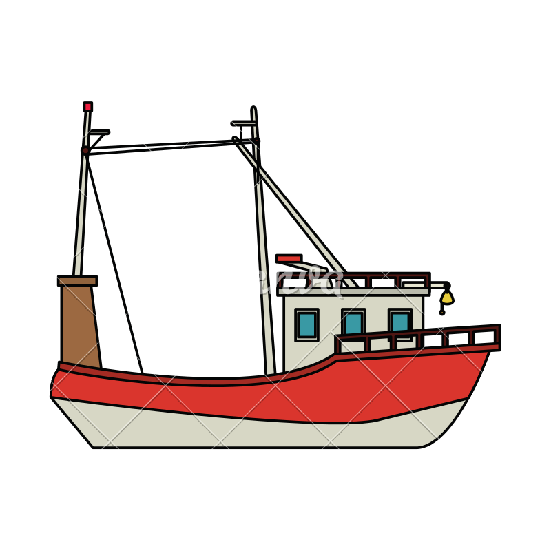 Download Fishing Boat Vector at GetDrawings | Free download