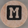 studio g Stamp Set Reverse Letter M