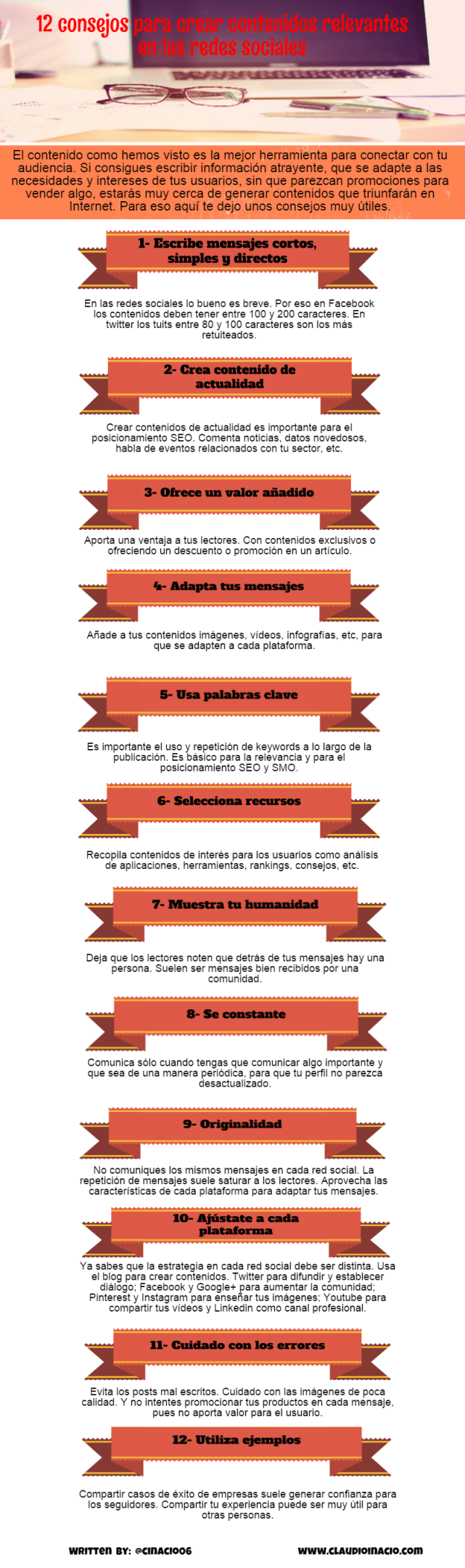 Guía práctica con consejos para crear contenidos de calidad en 2015