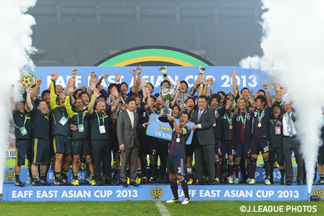 Samurai Blue 日本代表 東アジアカップ最終戦 韓国代表に2 1で勝利し 大会初優勝を飾る Samurai Blue サッカー日本代表 日本サッカー協会