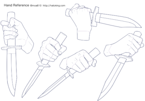 手のイラスト資料集 Hand Reference Hato King