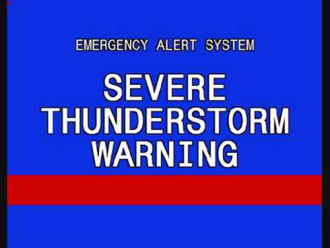 Severe Thunderstorm Warning: Texas - YouTube