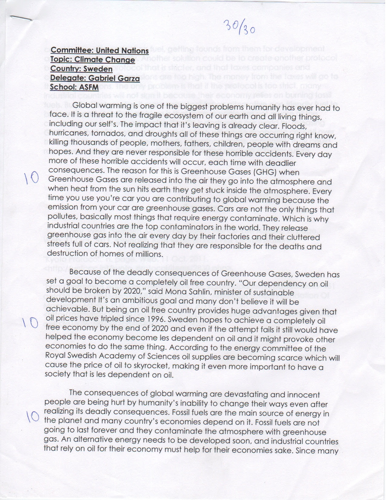 Sample position paper mun india - dissertationappendix.web ...