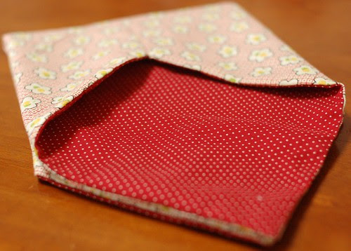 How to make an Origami drawstring bag 9