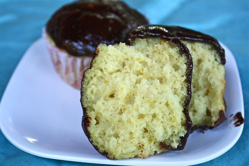 Orange Cake with Chocolate Cointreau Sauce