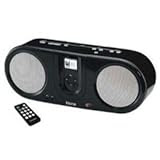 iHome2Go - iH32B iPod Portable Boombox w/ Radio - Remote Included