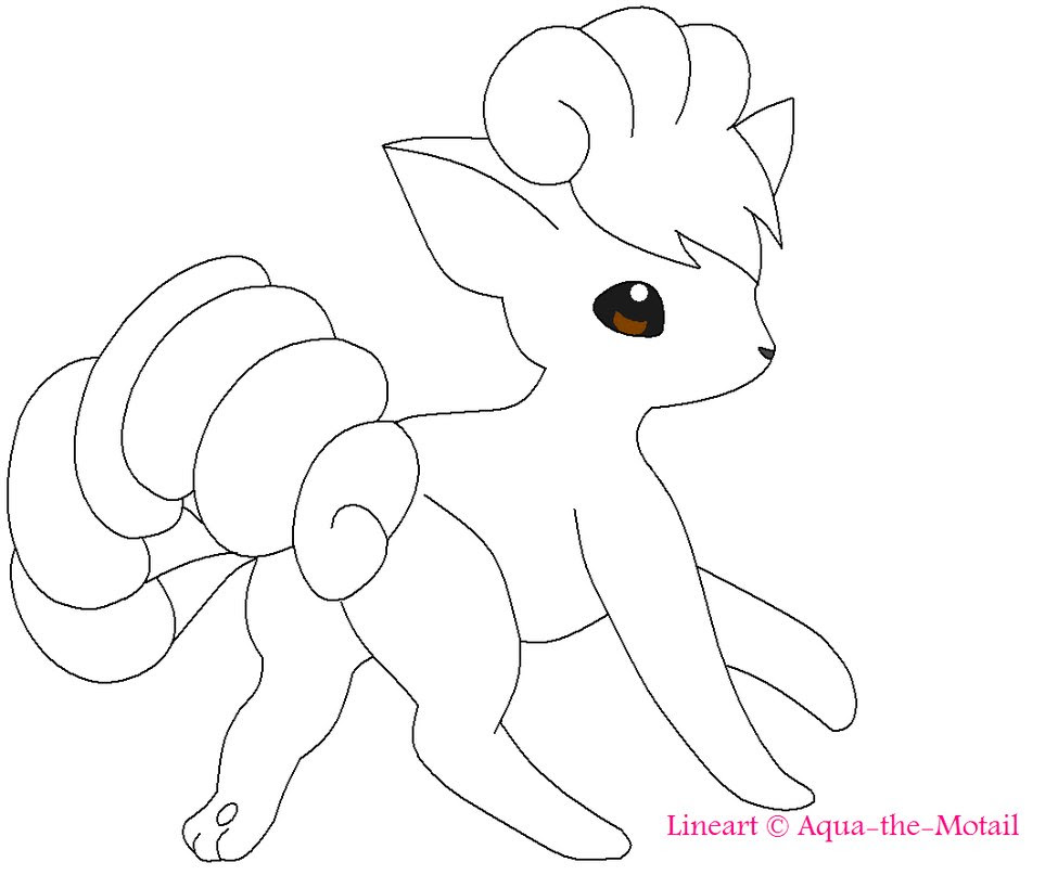 Pokemon Coloring Pages Vulpix At Getdrawings Free Download