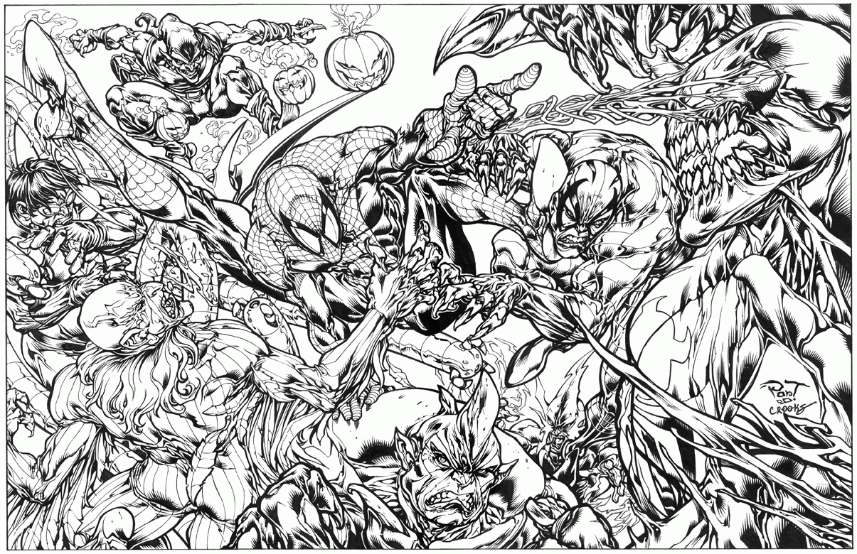 Venom Vs Carnage Coloring Pages Clip Art Library