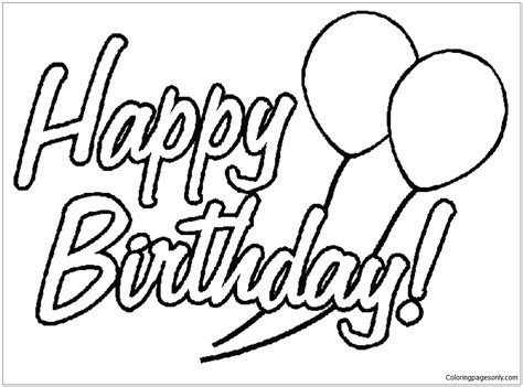Are you looking for a way to make your next birthday celebration extra special? birthday cards coloring pages happy birthday coloring pages