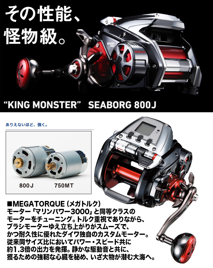 リール 電動リール 電動リール 19シーボーグ 800j Yt