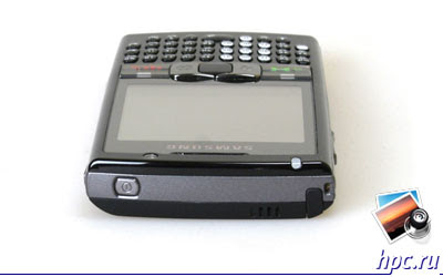 Samsung SGH-i780: parte QWERTY, com uma navegação por GPS Samsung SGH-i780: parte QWERTY, com uma navegação por GPS