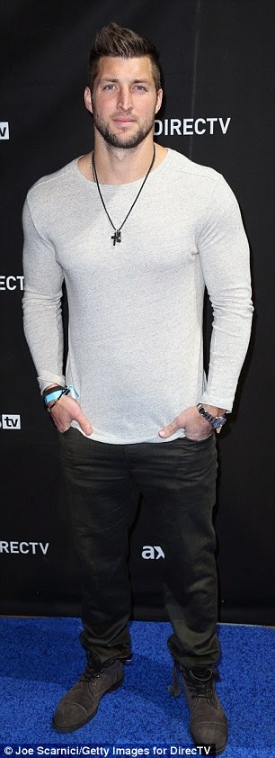 Exes: The Rhode Island-born beauty allegedly split with NFL quarterback Tim Tebow in November following her June break-up from former boybander Nick Jonas (pictured February 6 and April 2)