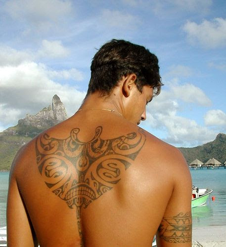 Boy with tattoo