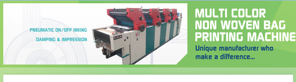 Multi Color Non Woven Bag Printing Machine Rotta Print India